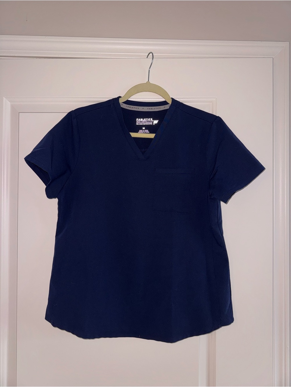 Fabletics Navy Scrub Top